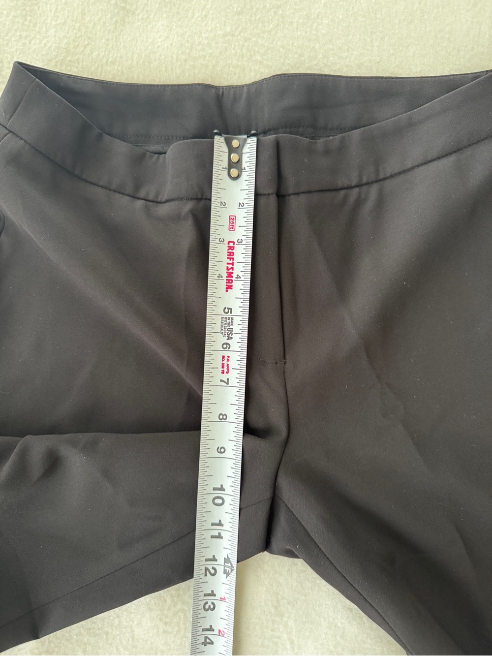 Vintage Cynthia Rowley Ruffle Flare Bottom Pants Black Size 6 career classic - Picture 7 of 7